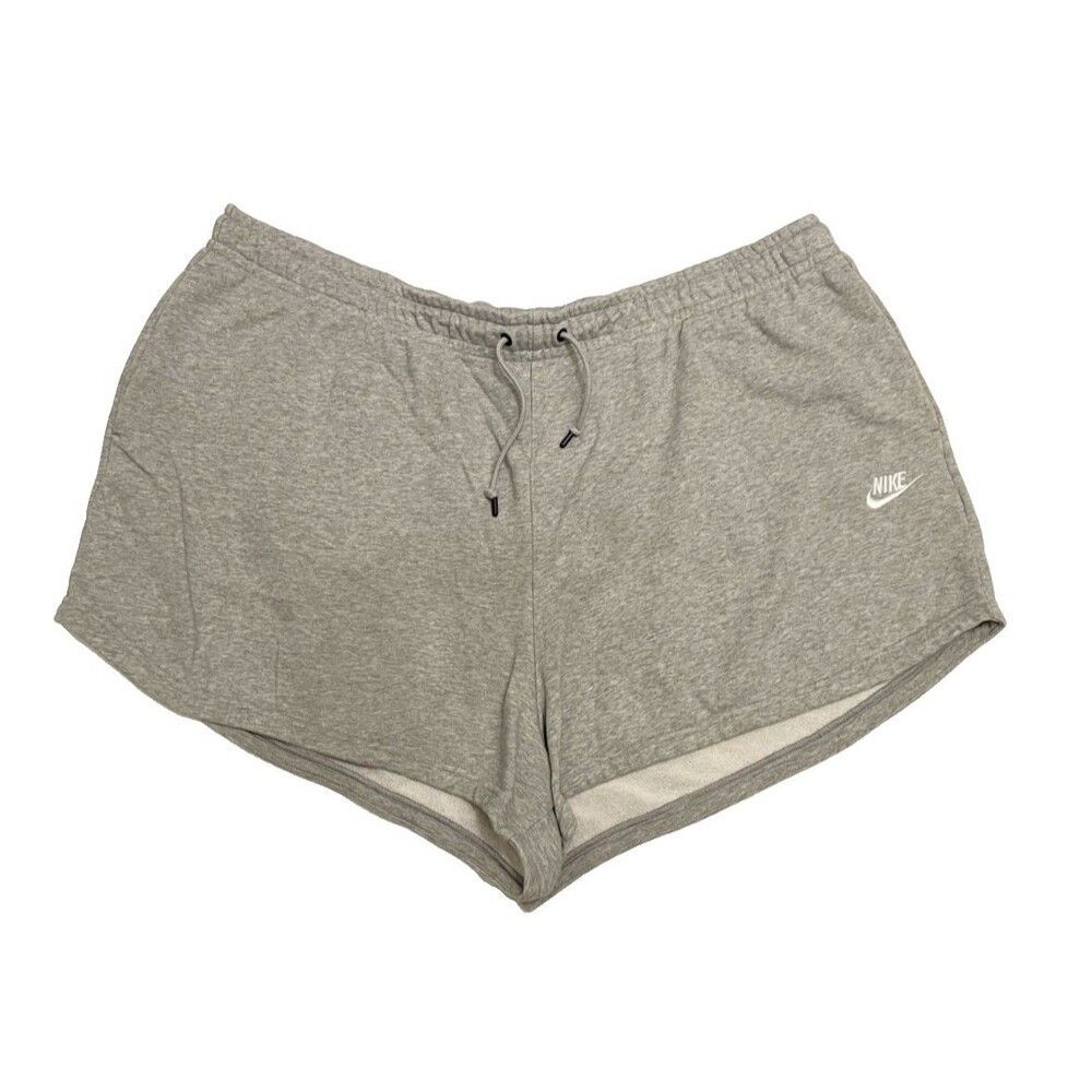 Nike Gray Athletic Short Plus Size 3x 44” Sweat Pants Yoga Gym Running Comfort